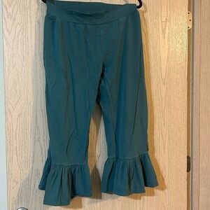 Green Matilda Jane flowing pants